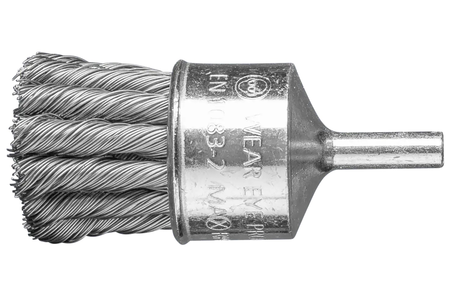 Picture of Pferd Knot Wire End Brush Psf 1" Dia. .014 Carbon Steel 1/4" Shank